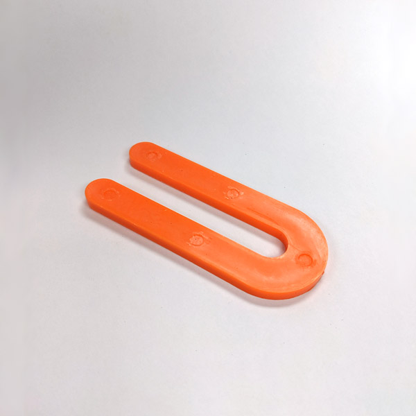 Long Small U-shaped Plastic Shim 3/16″