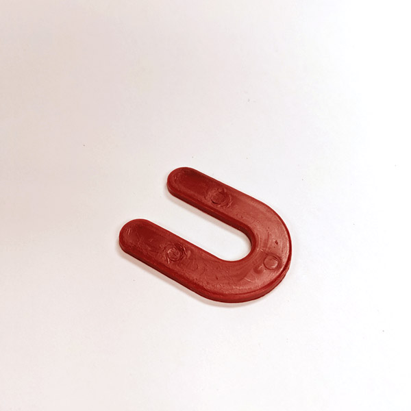 Small U-shaped Plastic Shim 1/8″