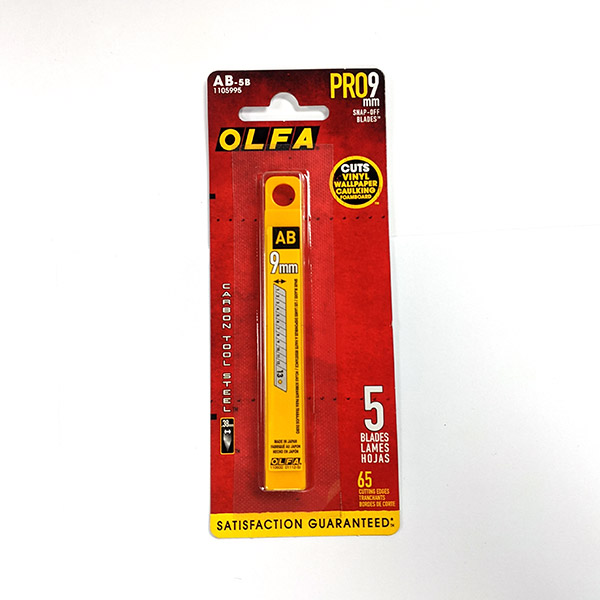 OLFA Pro 9mm Snap-Off Blades 5 pk