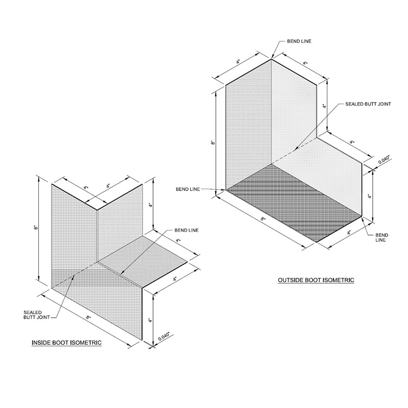 XL-Span Preformed Corner Boots